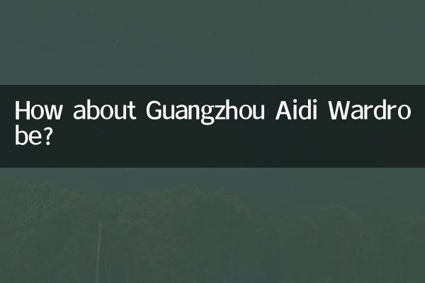 How about Guangzhou Aidi Wardrobe?