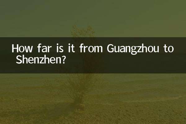 Quelle distance y a-t-il entre Canton et Shenzhen ?