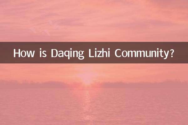 Daqing Lizhi 커뮤니티는 어떤가요?