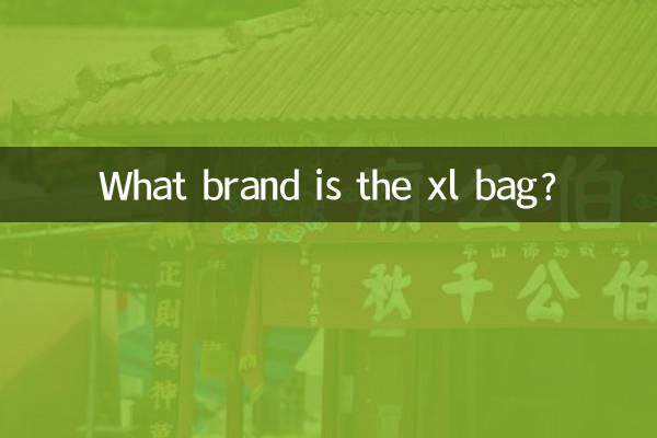 Di che marca è la borsa xl?