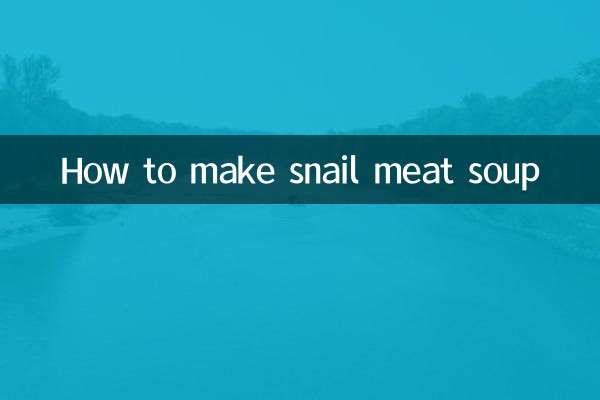 طريقة عمل شوربة لحم الحلزون