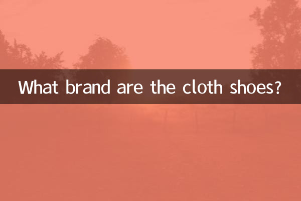 کپڑے کے جوتے کون سا برانڈ ہیں؟