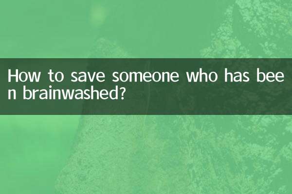 ¿Cómo salvar a alguien a quien le han lavado el cerebro?