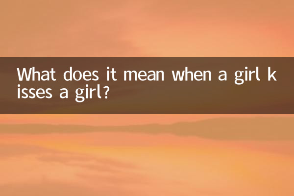 وقتی یک دختر دختری را می بوسد به چه معناست؟