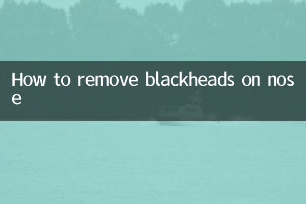 코에 블랙헤드 제거하는 방법