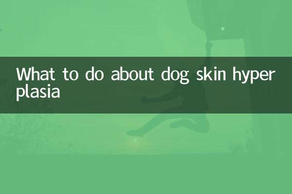 کتے کی جلد کے ہائپرپلاسیا کے بارے میں کیا کریں