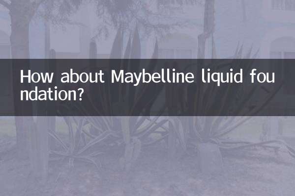 ¿Qué tal la base líquida Maybelline?