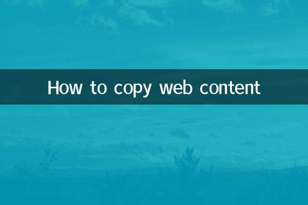 نحوه کپی کردن محتوای وب