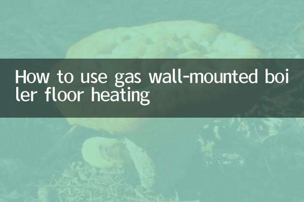 가스 벽걸이형 보일러 바닥난방 이용방법