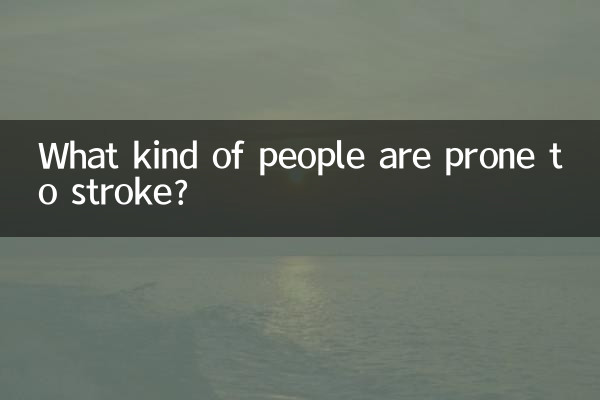 Welche Menschen sind anfällig für Schlaganfälle?