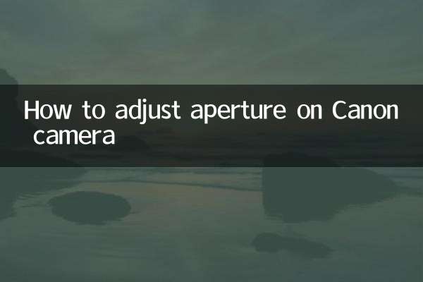 佳能相机怎么调光圈