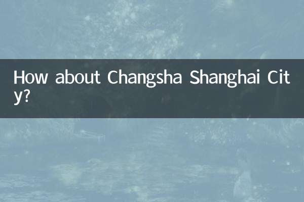 Wie wäre es mit Changsha Shanghai City?