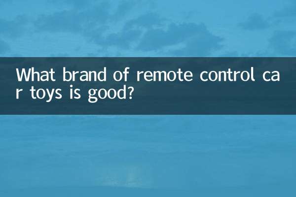 遥控车玩具什么牌子好