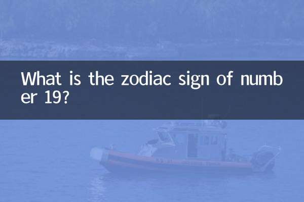 What is the zodiac sign of number 19?