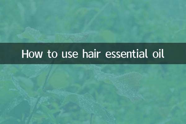 Como usar óleo essencial para cabelo