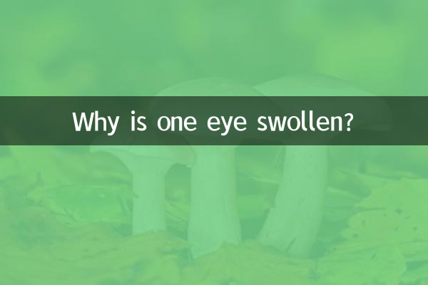 ¿Por qué está hinchado un ojo?