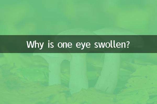 ¿Por qué está hinchado un ojo?