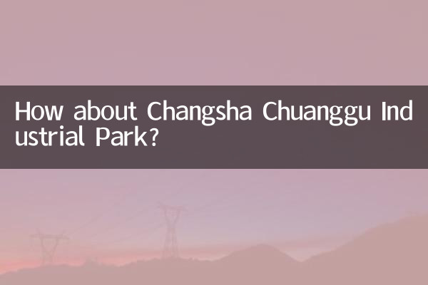 Che ne dici del parco industriale di Changsha Chuanggu?