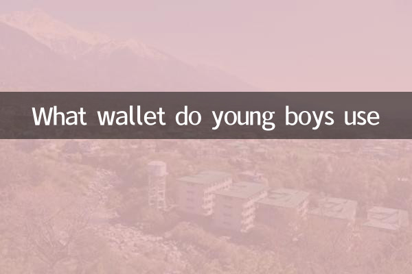年轻男生用什么钱包