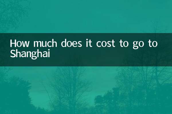 去上海要多少钱