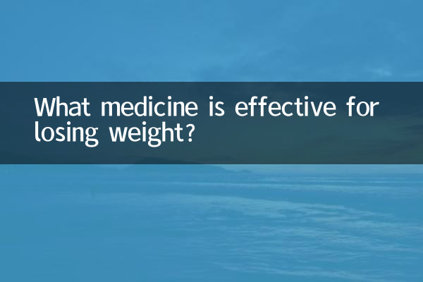 Qual medicamento é eficaz para perder peso?
