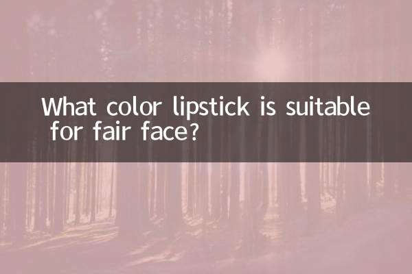 Di che colore è adatto il rossetto per un viso chiaro?
