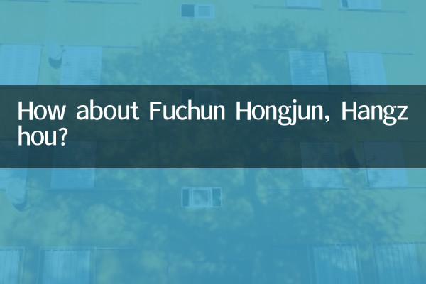 Che ne dici di Fuchun Hongjun, Hangzhou?