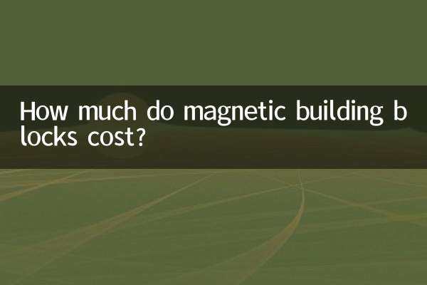 Wie viel kosten magnetische Bausteine?