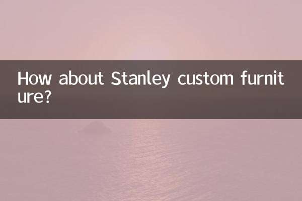 スタンレーのオーダー家具はいかがですか？