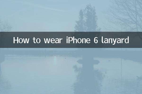 How to wear iPhone 6 lanyard
