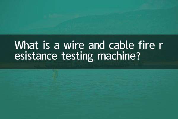 Che cos'è una macchina per prove di resistenza al fuoco di fili e cavi?