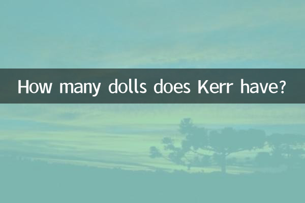 কেরের কতগুলো পুতুল আছে?