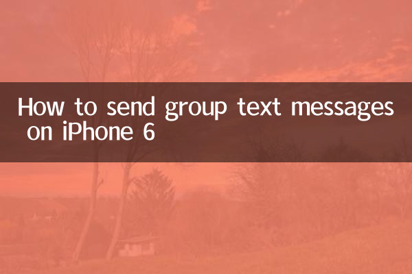 Comment envoyer des messages texte de groupe sur iPhone 6