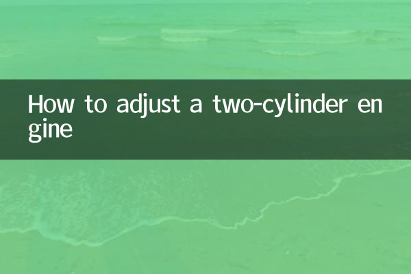 Comment régler un moteur à deux cylindres