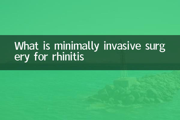 What is minimally invasive surgery for rhinitis