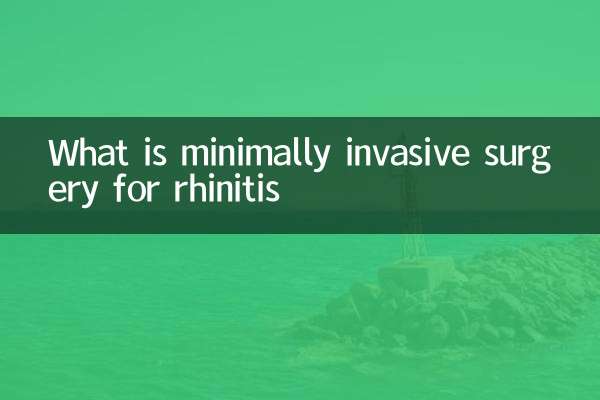 What is minimally invasive surgery for rhinitis
