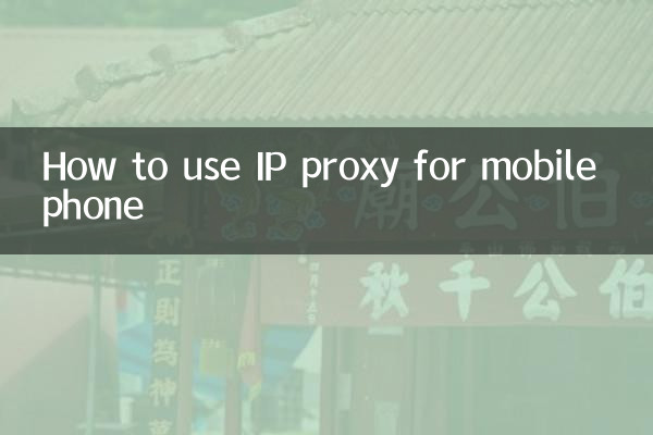 So verwenden Sie einen IP-Proxy für Mobiltelefone