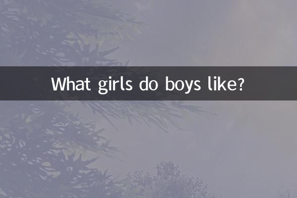 De que garotas os garotos gostam?