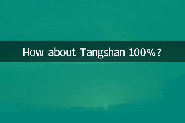 Et Tangshan 100% ?
