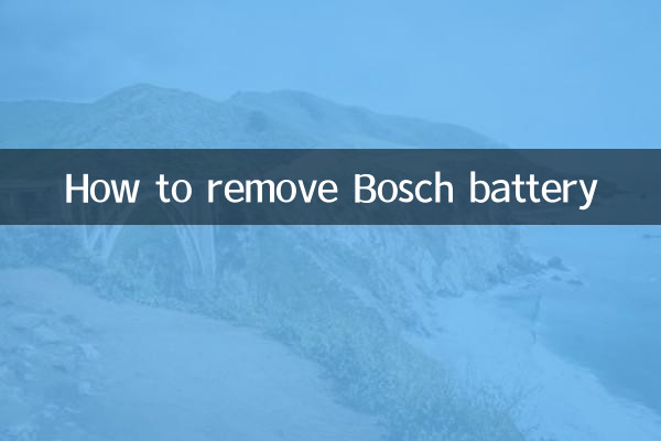 Cómo quitar la batería Bosch