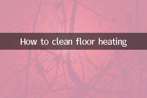 Cómo limpiar la calefacción por suelo radiante