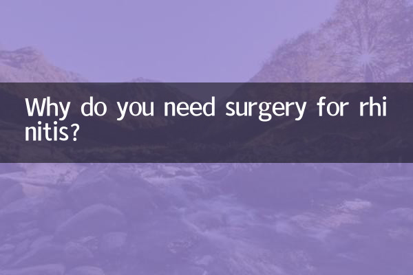 鼻炎为什么要手术