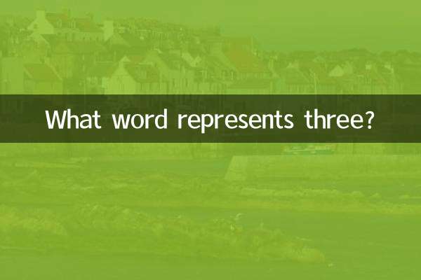 什么字是代表三