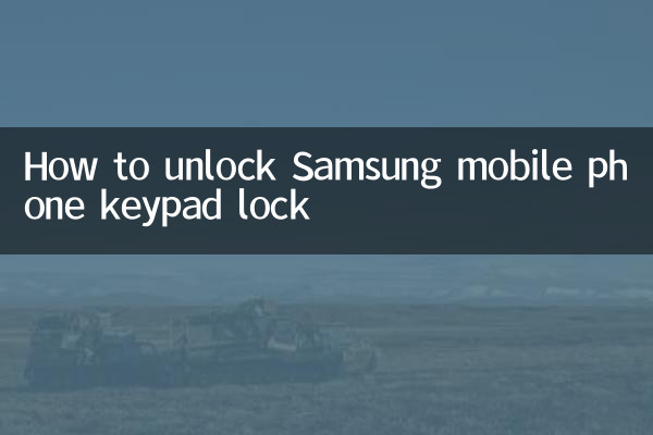 So entsperren Sie die Tastatursperre Ihres Samsung-Handys