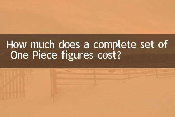 Wie viel kostet ein kompletter Satz One Piece-Figuren?