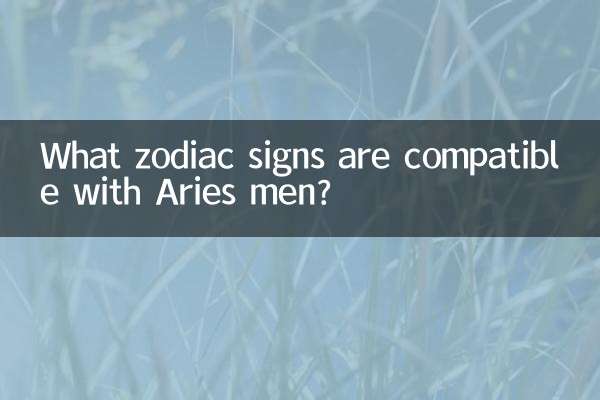 ¿Qué signos del zodíaco son compatibles con los hombres Aries?