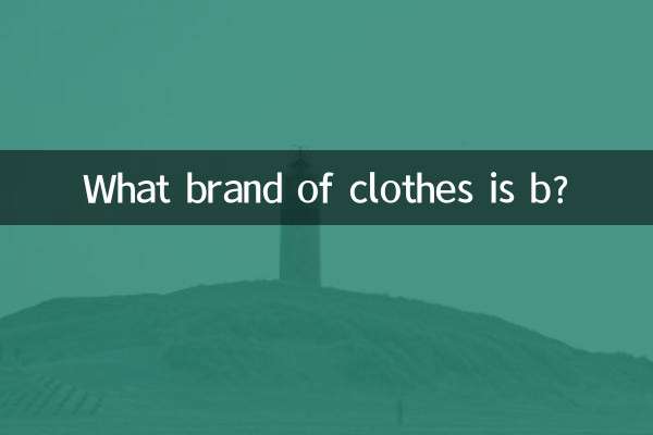 什么b的衣服品牌