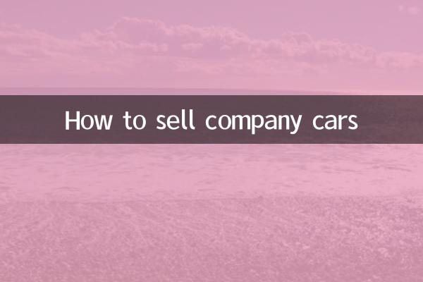 Come vendere auto aziendali