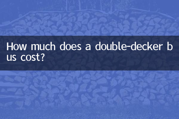 Quanto costa un autobus a due piani?