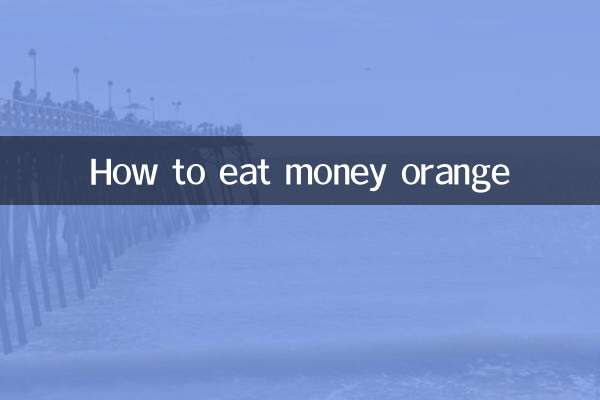 Wie man Geldorange isst